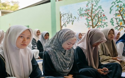 MA Matholiul Ulum Banjaragung Semarakkan Maulid Nabi dengan Shalawat dan Kajian Kitab