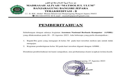 ANBK Digelar. Apa Saja Ketentuannya?